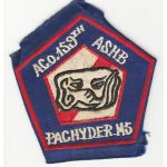 Vietnam A Company 159th Assault Support Helicopter Battalion PACHYDERMS Pocket Patch