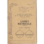 Vietnam Policeman In Hanoi City 1948 Personnel Booklet