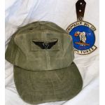 Vietnam 162nd Assault Helicopter Company VULTURES Vietnamese made Ballcap With Callsign & Pocket Hanger