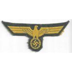 WWII German Kreigsmarine Coast Artillery Uniform Removed Breast Eagle Patch