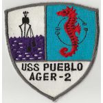 Vietnam Era US Navy USS Pueblo AGER-2 Japanese Made Patch