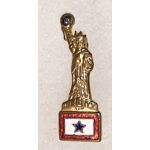 WWI - WWII Statue Of Liberty One Star Son In Service Patriotic / Sweetheart Pin