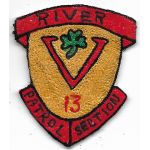 Vietnam US Navy River Patrol Section 513 Chain Stitched Patch