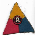 WWI Tank Corps 3rds Army Of Occupation Patch