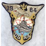 US Naval Academy Class Of 1964 Hong Kong Made Bullion Pocket Patch