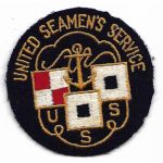 WWII United Seamen's Service Patch