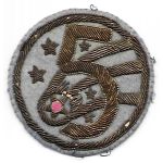 1940's-50's 5th Air Force Bullion Theatre Made Patch