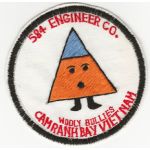 Vietnam 584th Engineer Company WOOLY BULLIES Pocket Patch
