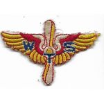 WWII Army Air Forces War Training Service Winged Prop Patch
