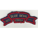 WWII 88th Division Blue Devils Italy Bullion Scroll