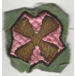 Korean War 8th Army Raw Silk & Bullion Patch