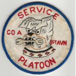 Vietnam Company A 1st Aviation Service Platoon Pocket Patch