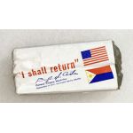 WWII General MacArthur I Shall Return Propaganda Philippines Cigarette Packet