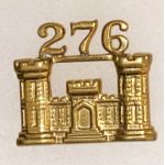 WWII 276th Engineers Officers Collar Device