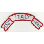 WWII 458th Engineers Italy Scroll