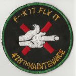 Vietnam 478th Maintenance Aviation Pocket Patch