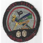 Korean War Army 7th Aviation Company Large Size Squadron / Pocket Patch