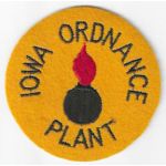 WWII Home Front Iowa Ordnance Plant Civilian Workers Patch