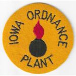 WWII Home Front Iowa Ordnance Plant Civilian Workers Patch