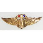 WWII Wings Of Liberty Sweetheart / Patriotic Pin
