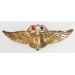 WWII Wings Of Liberty Sweetheart / Patriotic Pin