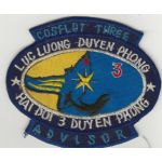 Vietnam US Navy Coastal Flotilla Three Advisors Patch