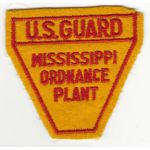 WWII Civilian Home Front Mississippi Ordnance Plant US Guard Patch