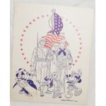 WWII Disney Design The Masquers Servicemen's Morale Corps Dinner Program