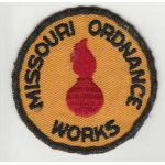 WWII Home Front Civilian Missouri Ordnance Works Employees Patch