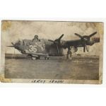 WWII Stud Hoss B-24 Nose Art Photo.