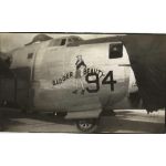 WWII Badger Beauty B-24 Nose Art Photo