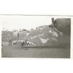 WWII Wrecked Stork Club B-24 Nose Art Photo