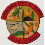 Vietnam US Air Force Pacific Air Force / PACAF Jungle Survival School Large Size Back Patch