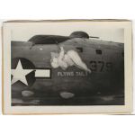 WWII Flying Tail ? B-24 Nose Art Photo