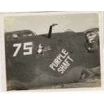WWII Purple Shaft B-24 Nose Art Photo