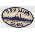 1940's-50's US Navy CA-139 USS Salem Ships Patch