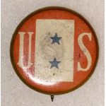 WWI Celluloid Two Star Son In Service Pin