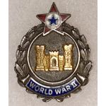 WWII Engineers Son In Service Patriotic / Sweetheart Pin