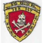 Vietnam Era US Marine Corps 3rd Recon Battalion Japanese Made Patch