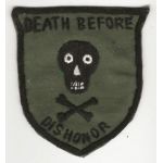 Vietnam Company D 5th Battalion 12th Infantry DEATH BEFORE DISHONOR Pocket Patch
