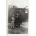 WWII STEW BUM B-24 Nose Art Photo.
