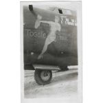 WWII Toggle Annie B-24 Nose Art Photo