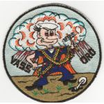 Vietnam Era US Navy VA-55 Ordnance Cartoon Atomic Bomb Image Squadron Patch