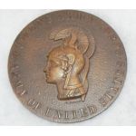 WWII WAC European Theatre Of Operations Table Medal / Paperweight