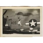 WWII Miss Natch B-24 Nose Art Photo
