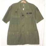 ARVN / South Vietnamese Army Medical Directorate NCO OD Fatigue Shirt