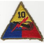 WWII 10th  Armor Division WOOLIE Patch