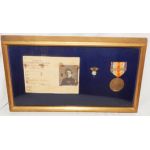 WWI Army Nurse Officers Framed Insignia Group
