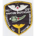 Vietnam 145th Aviation / 129th Medical Dispensary Pocket Patch