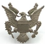 American Civilian Volunteer W/ British visor cap eagle